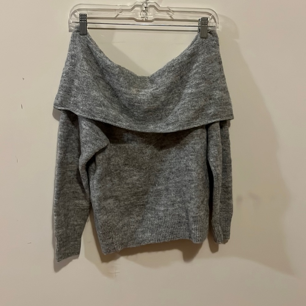 Off the shoulder sweater